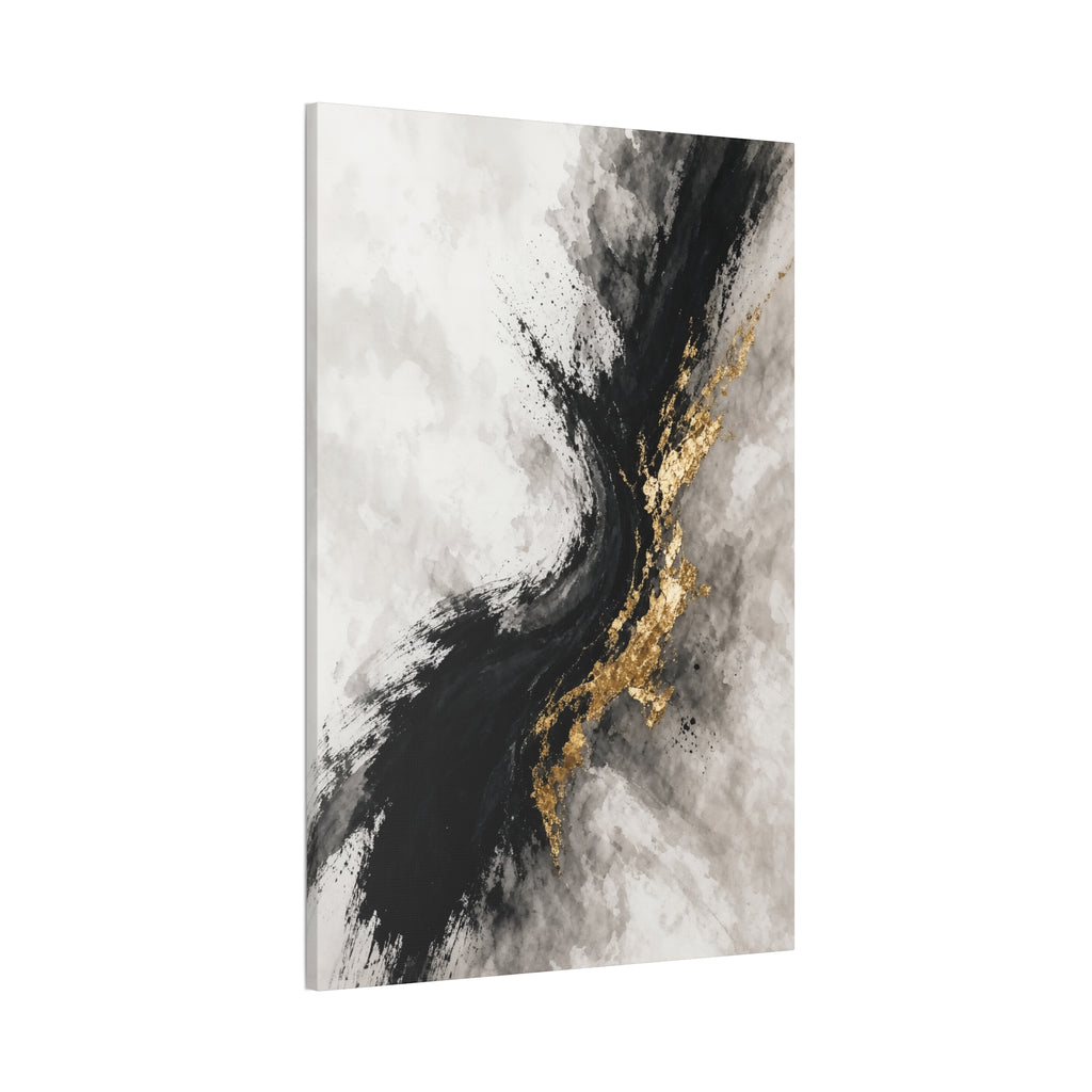 Cinnamon Spice Color Field Canvas | Warm Autumn Abstract Wall Art | Cozy Fall Living Room Decor