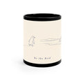 Be the Bird "Lake Life" Ceramic Coffee Mug — 11oz Black Accent