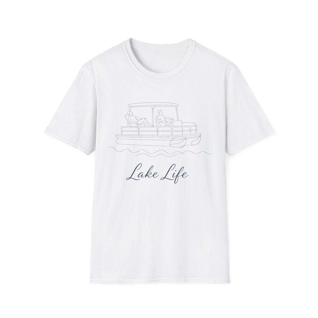 Lake Life T-Shirt — Minimal Pontoon Boat Tee