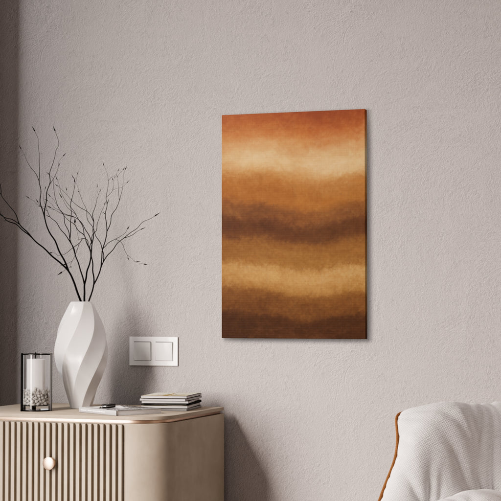 Monochrome Gold Leaf Abstract Canvas | Black White Luxe Wall Art | Modern Gallery Living Room Decor