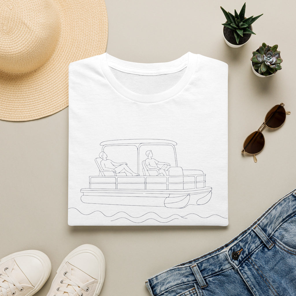 Lake Life T-Shirt — Minimal Pontoon Boat Tee