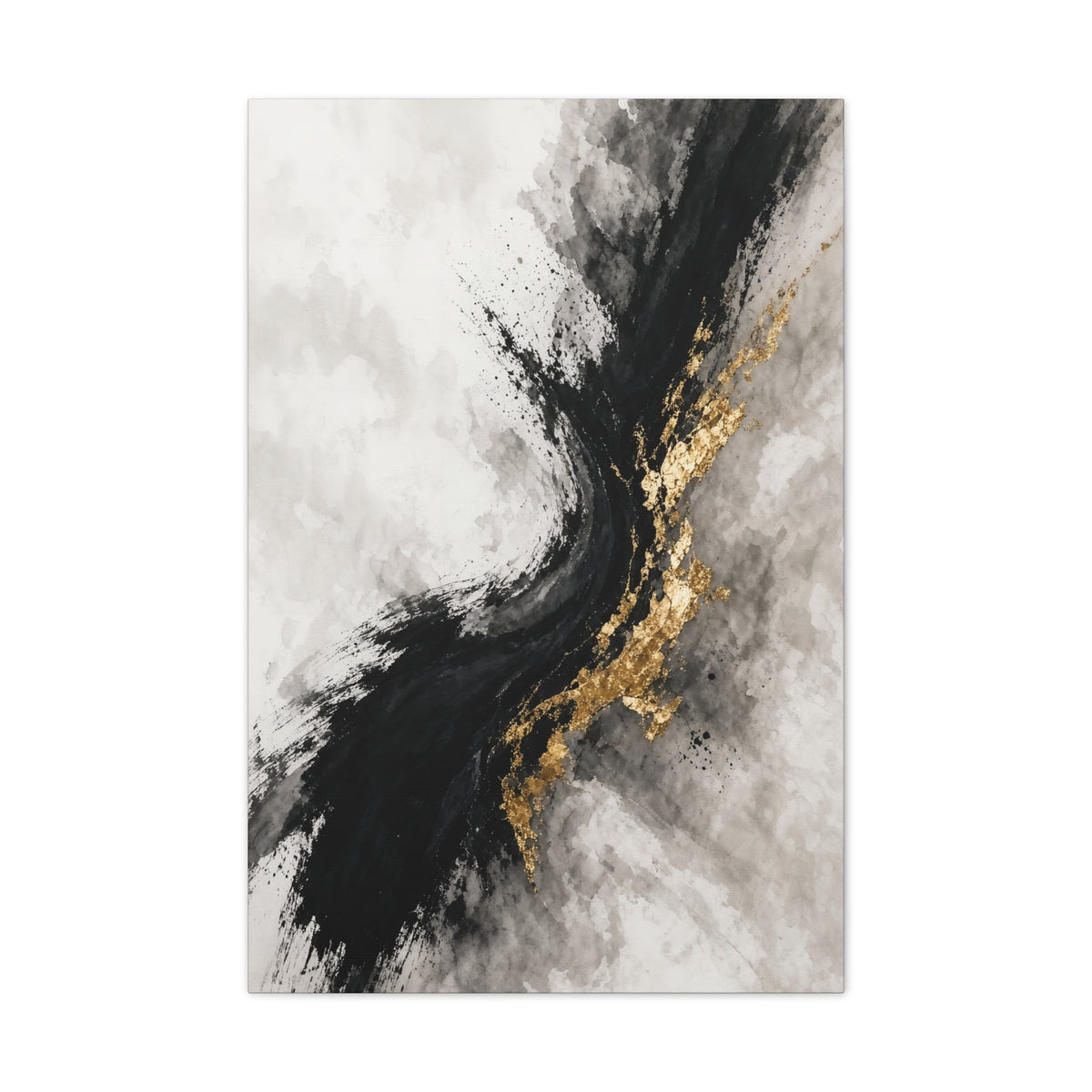 Cinnamon Spice Color Field Canvas | Warm Autumn Abstract Wall Art | Cozy Fall Living Room Decor