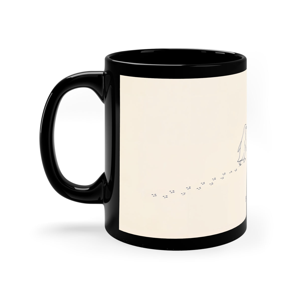 Be the Bird "Lake Life" Ceramic Coffee Mug — 11oz Black Accent