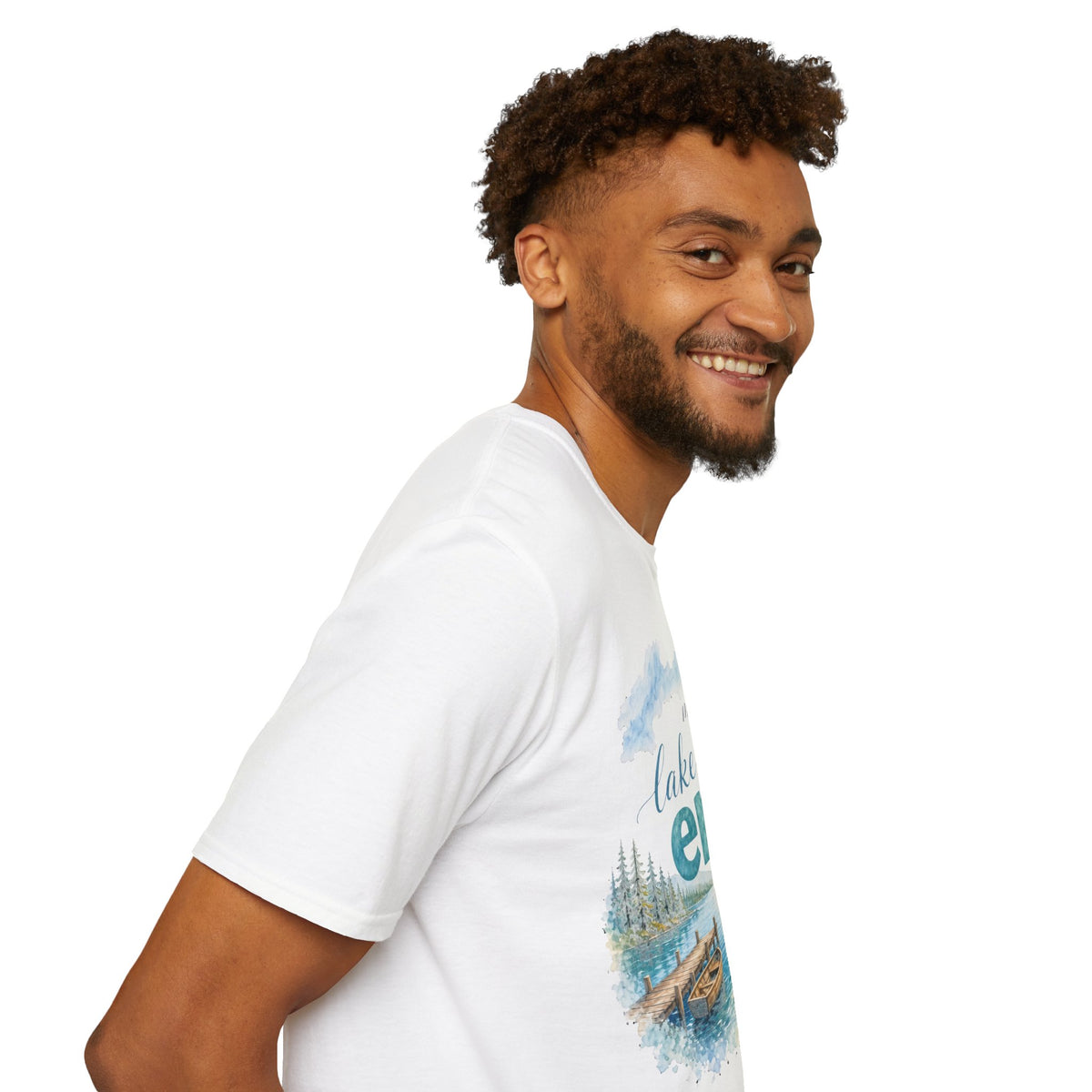 Lake Life Era T-Shirt — Scenic Sun & Canoe Graphic Tee