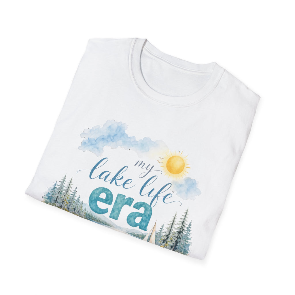 Lake Life Era T-Shirt — Scenic Sun & Canoe Graphic Tee