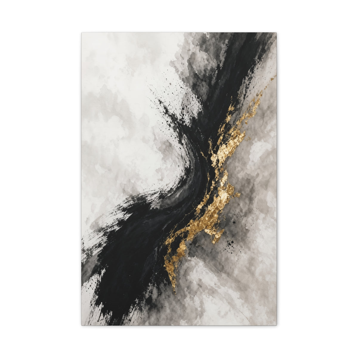 Cinnamon Spice Color Field Canvas | Warm Autumn Abstract Wall Art | Cozy Fall Living Room Decor