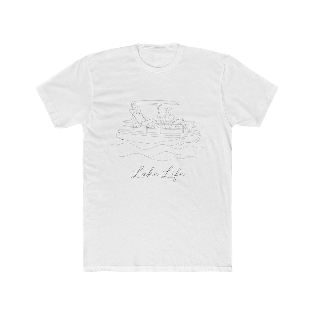 Lake Life T-Shirt – Minimal Canoe Sketch Tee