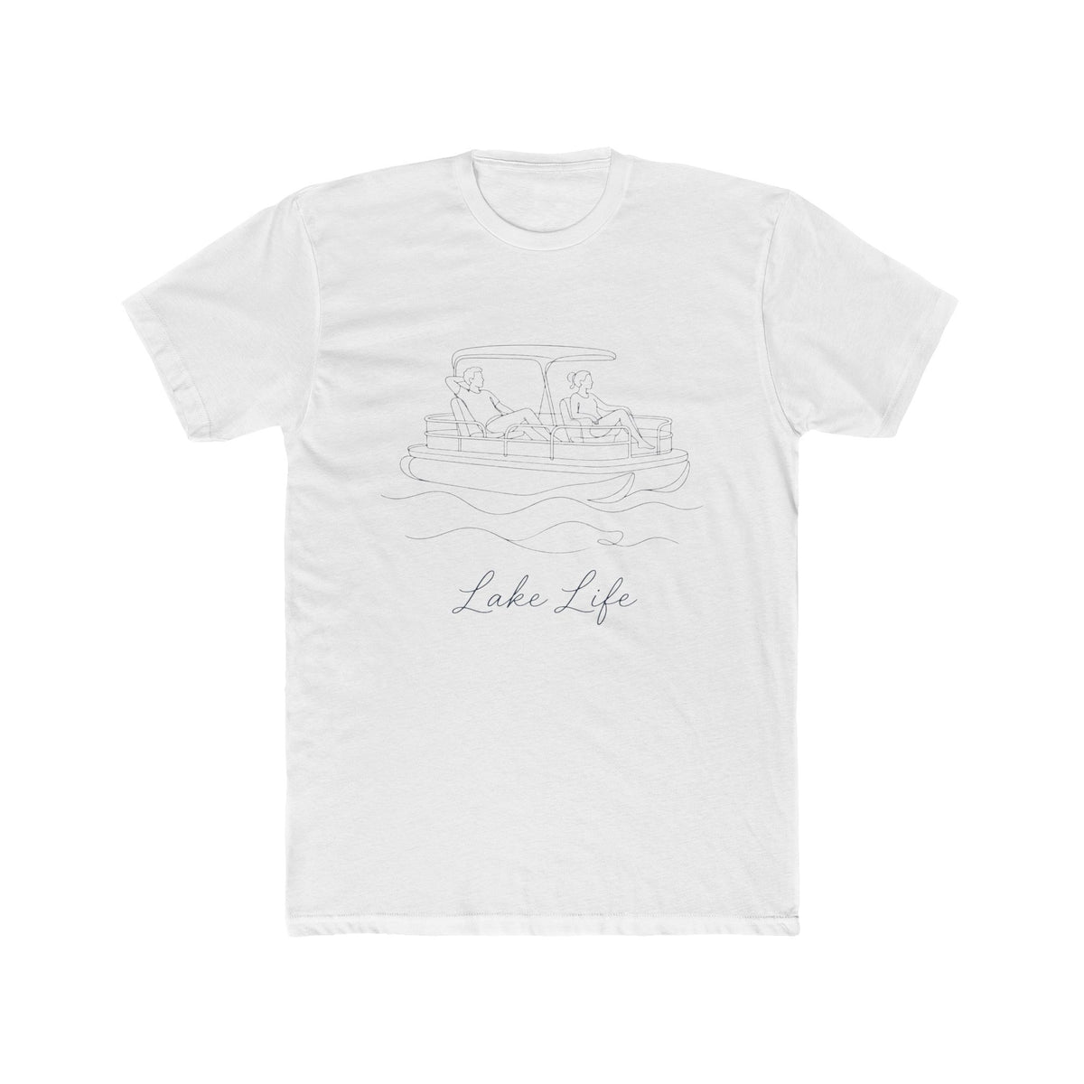 Lake Life T-Shirt – Minimal Canoe Sketch Tee