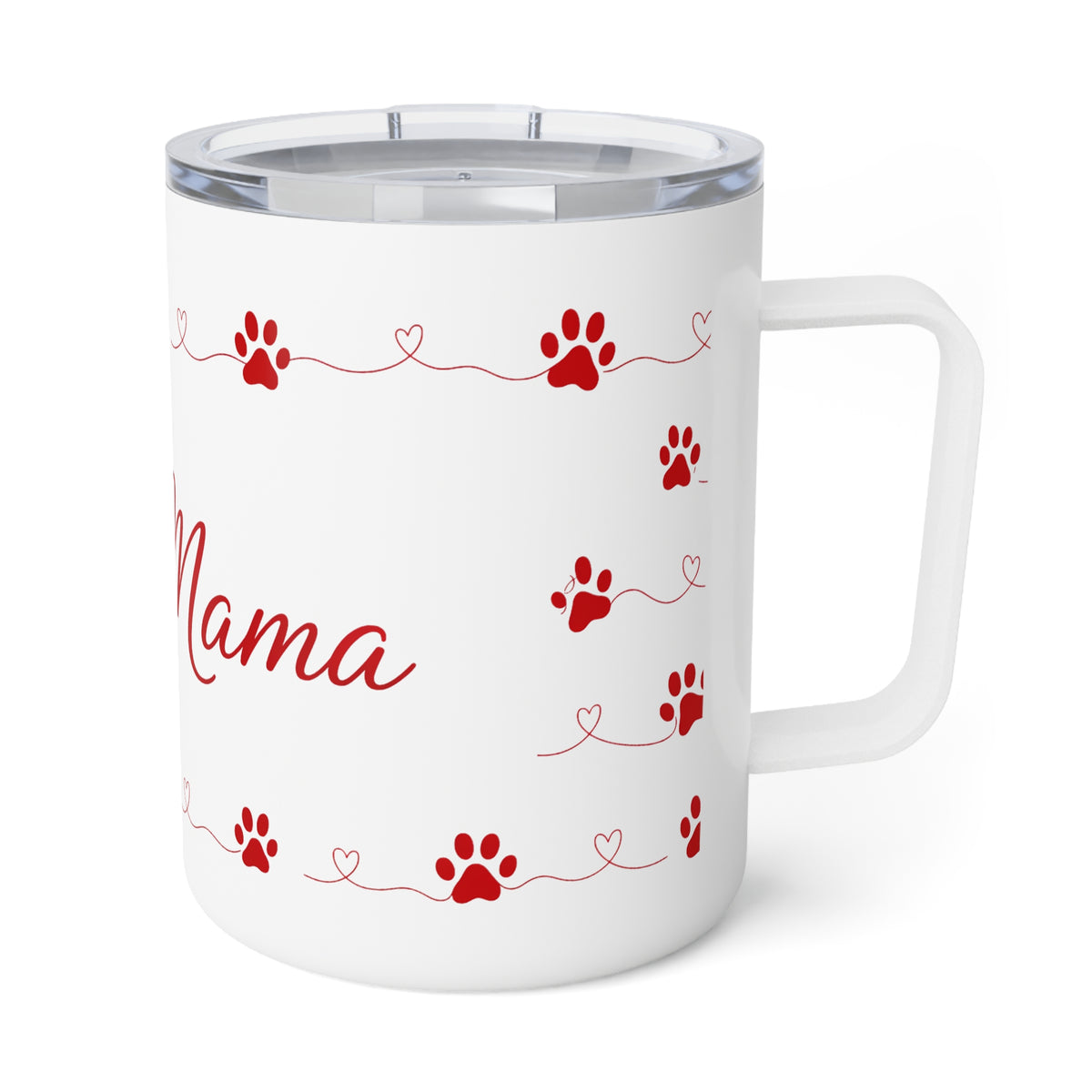 Dog Mom Coffee Mug | Paw Print Minimalist Mug | Cute Dog Lover Gift
