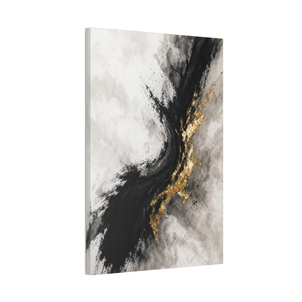Cinnamon Spice Color Field Canvas | Warm Autumn Abstract Wall Art | Cozy Fall Living Room Decor