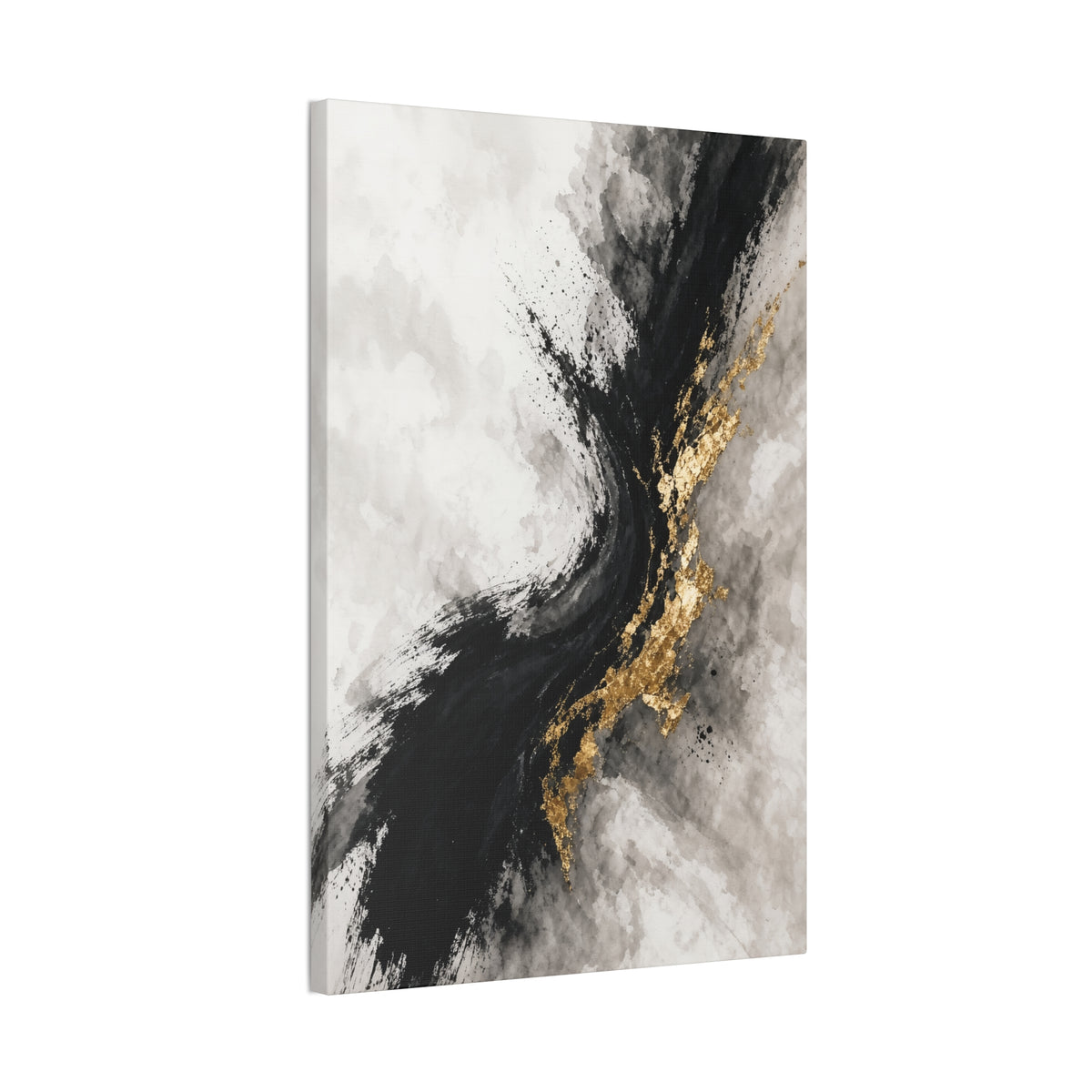 Cinnamon Spice Color Field Canvas | Warm Autumn Abstract Wall Art | Cozy Fall Living Room Decor