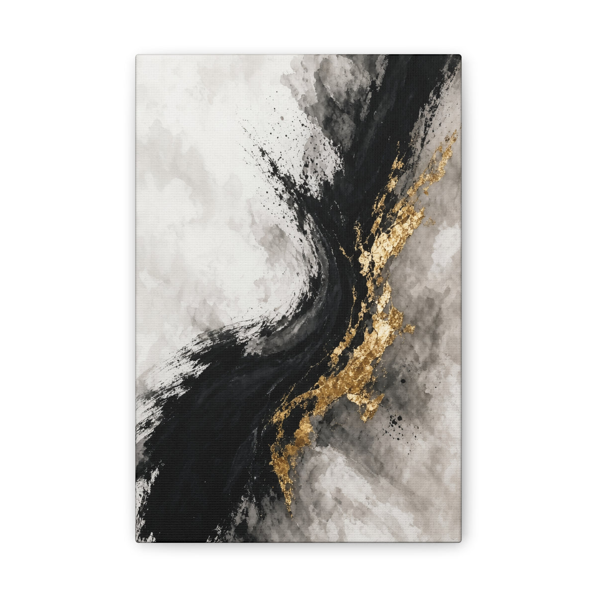 Cinnamon Spice Color Field Canvas | Warm Autumn Abstract Wall Art | Cozy Fall Living Room Decor