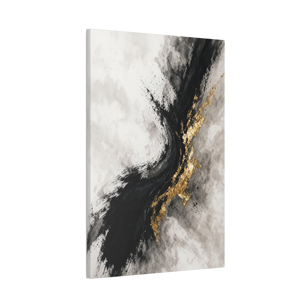 Cinnamon Spice Color Field Canvas | Warm Autumn Abstract Wall Art | Cozy Fall Living Room Decor